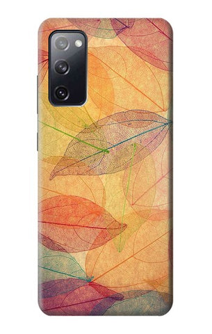 Samsung Galaxy S20 FE Hard Case Fall Season Leaf Autumn