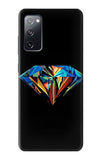 Samsung Galaxy S20 FE Hard Case Abstract Colorful Diamond