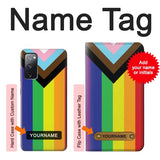 Samsung Galaxy S20 FE Hard Case Pride Flag LGBT with custom name