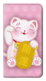 Google Pixel 6 PU Leather Flip Case Neko Lucky Cat