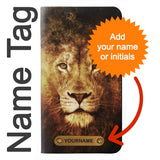 Samsung Galaxy Galaxy Z Flip 5G PU Leather Flip Case Lion with leather tag