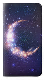 Motorola Moto G Stylus 5G PU Leather Flip Case Crescent Moon Galaxy