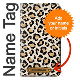 iPhone 11 PU Leather Flip Case Fashionable Leopard Seamless Pattern with leather tag