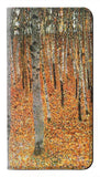 Google Pixel 6 Pro PU Leather Flip Case Gustav Klimt Birch Forest