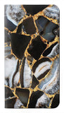 Motorola Moto G Stylus 5G PU Leather Flip Case Gold Marble Graphic Print