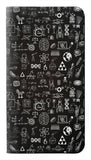 iPhone 7, 8, SE (2020), SE2 PU Leather Flip Case Blackboard Science