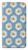 Samsung Galaxy A22 5G PU Leather Flip Case Floral Daisy