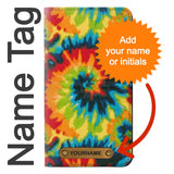 iPhone 12 Pro, 12 PU Leather Flip Case Tie Dye with leather tag
