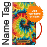 LG Velvet PU Leather Flip Case Tie Dye with leather tag