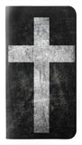 Samsung Galaxy A42 5G PU Leather Flip Case Christian Cross