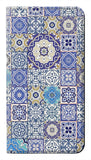 Samsung Galaxy A52, A52 5G PU Leather Flip Case Moroccan Mosaic Pattern