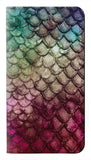 Google Pixel 6 Pro PU Leather Flip Case Mermaid Fish Scale