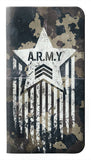 iPhone 11 PU Leather Flip Case Army Camo Camouflage