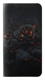 Samsung Galaxy A42 5G PU Leather Flip Case Burned Rose