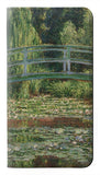 iPhone 7, 8, SE (2020), SE2 PU Leather Flip Case Claude Monet Footbridge and Water Lily Pool