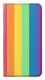 Google Pixel 6a PU Leather Flip Case LGBT Pride