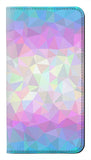 Apple iPhone 14 PU Leather Flip Case Trans Flag Polygon