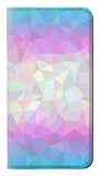 Samsung Galaxy A22 4G PU Leather Flip Case Trans Flag Polygon