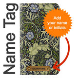 iPhone 11 PU Leather Flip Case William Morris with leather tag