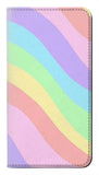 Samsung Galaxy A20, A30, A30s PU Leather Flip Case Pastel Unicorn Summer Wave