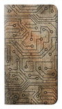 Motorola One 5G PU Leather Flip Case PCB Print Design
