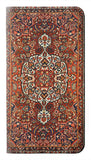  Moto G8 Power PU Leather Flip Case Persian Carpet Rug Pattern