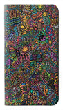 Google Pixel 6 Pro PU Leather Flip Case Psychedelic Art