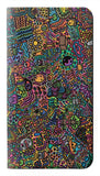 iPhone 13 Pro PU Leather Flip Case Psychedelic Art