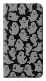 Motorola Moto G Stylus (2021), G Stylus 5G, G Stylus 5G (2022) PU Leather Flip Case Cute Ghost Pattern