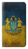 iPhone 7, 8, SE (2020), SE2 PU Leather Flip Case Ukraine Vintage Flag